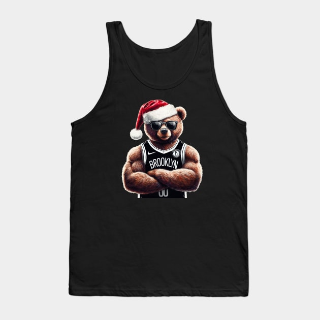 Brooklyn Nets Christmas Tank Top by Americansports